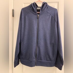 32 Degrees Men's Navy Blue Full-Zip Hoodie Sweater